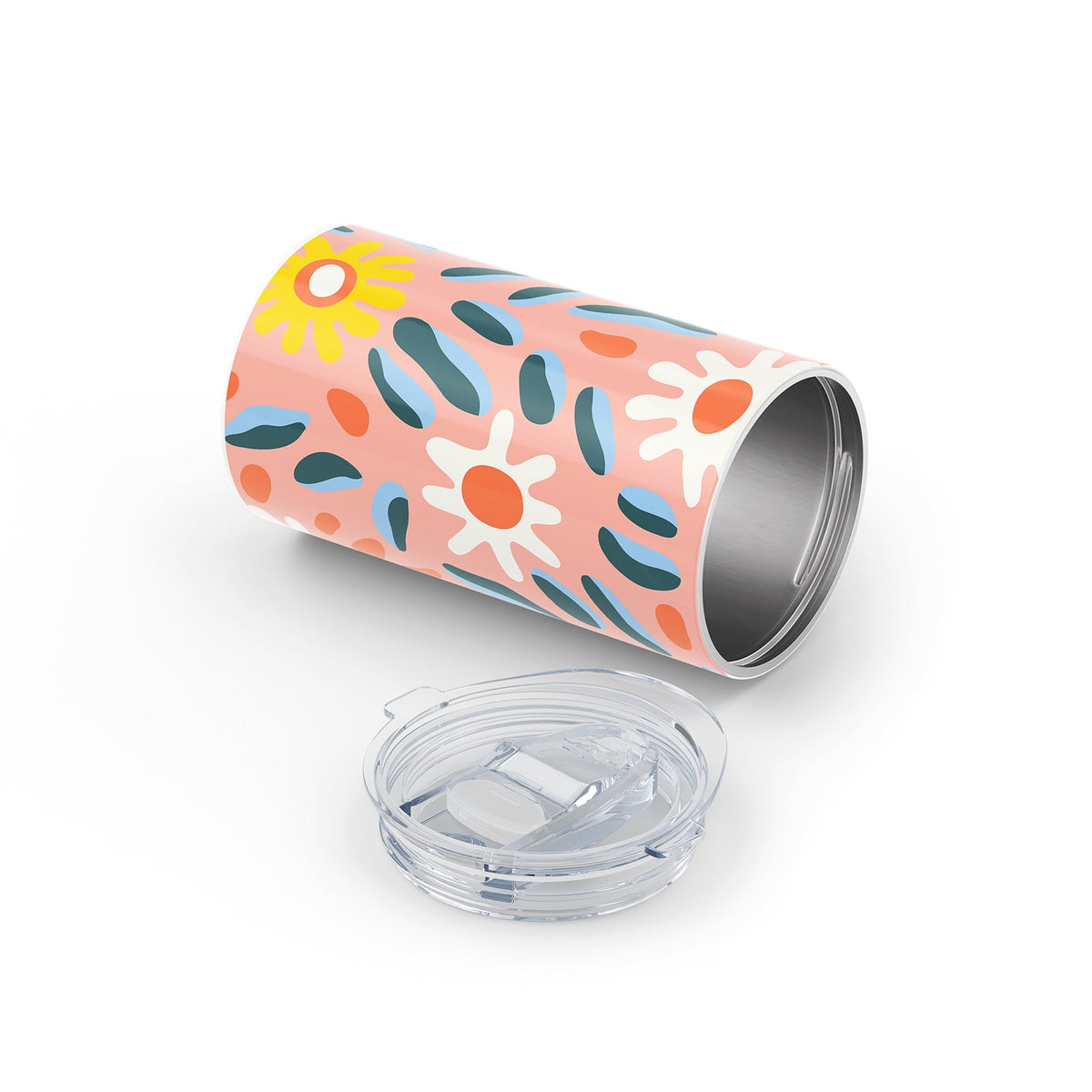 Pink Floral Spring 340ml Reusable Cup By Hydronair