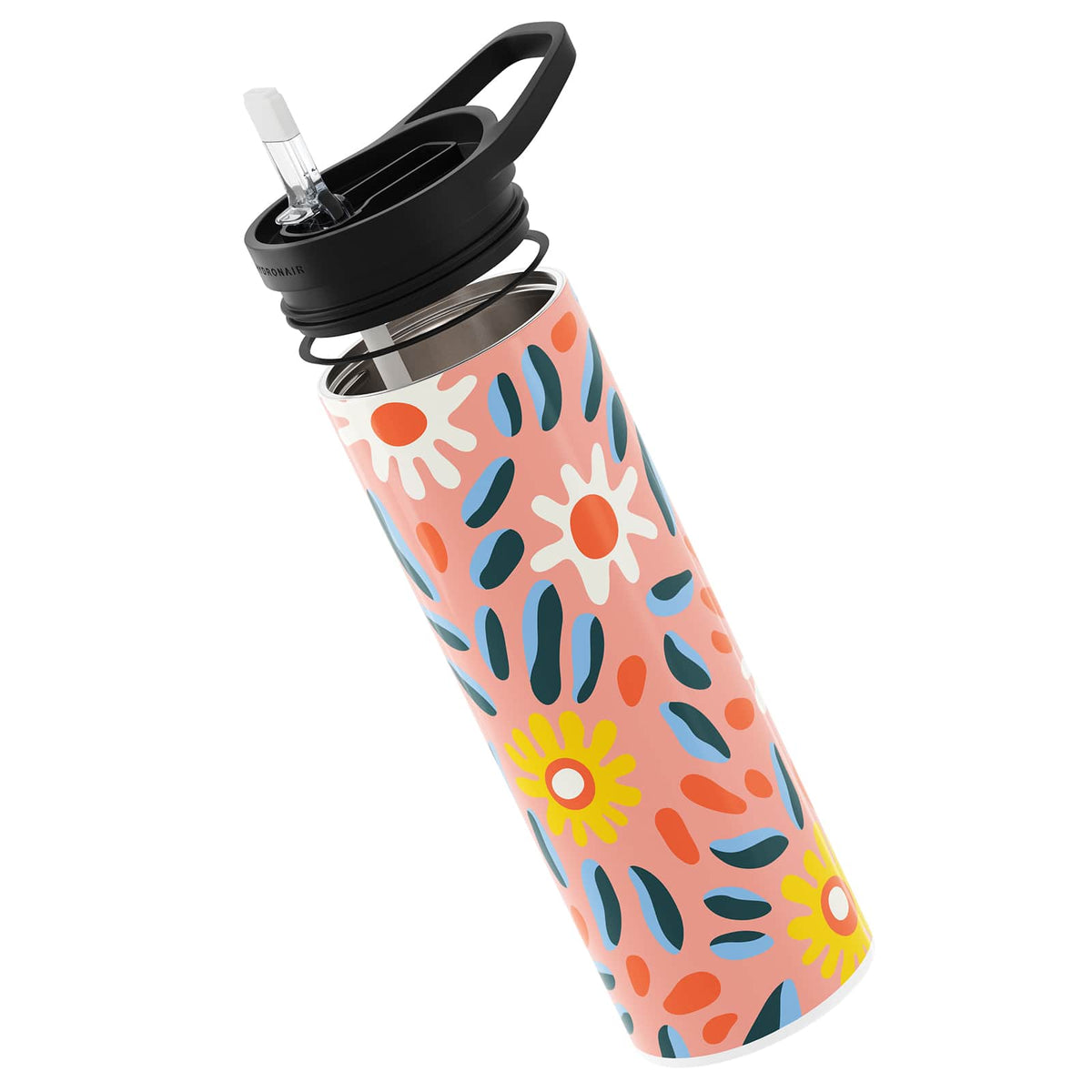 Pink Floral Spring 560ml Reusable Bottle By Hydronair