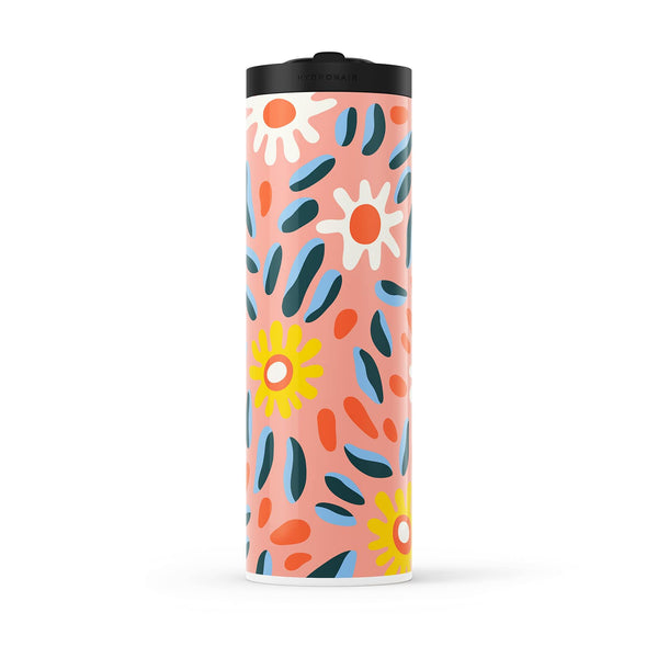 Pink Floral Spring 560ml Water Bottle By Hydronair