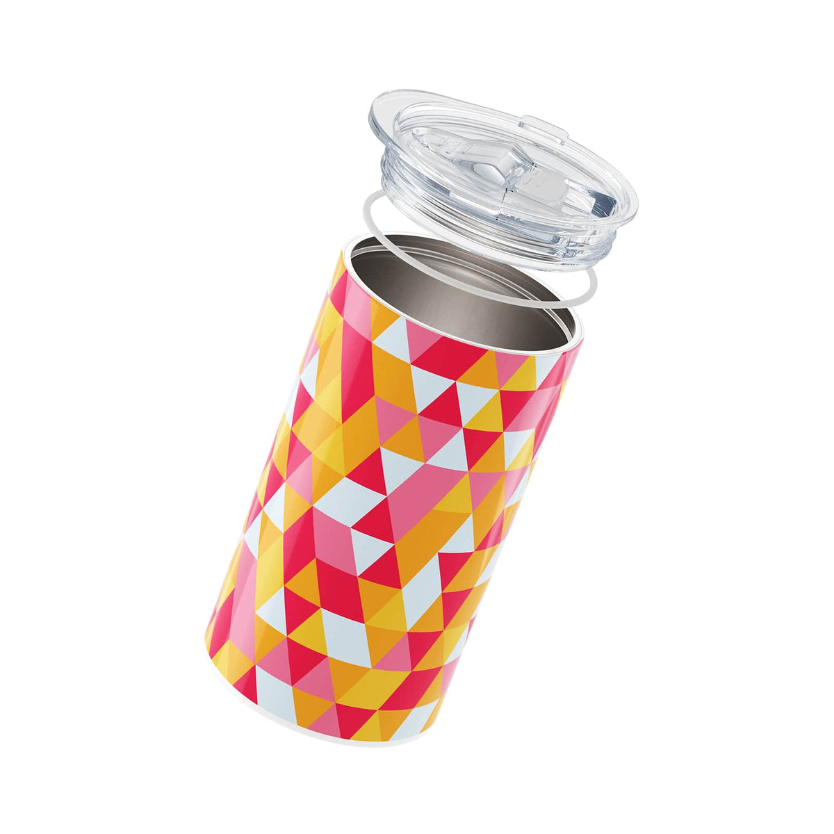 Pink Geometric 340ml Coffee Cup By Hydronair 