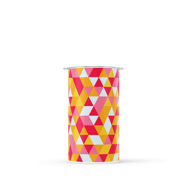Pink Geometric 340ml Reusable Coffee Cup By Hydronair 