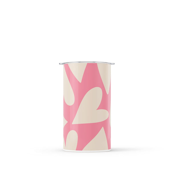 Pink Groovy Double Walled 12oz Cup