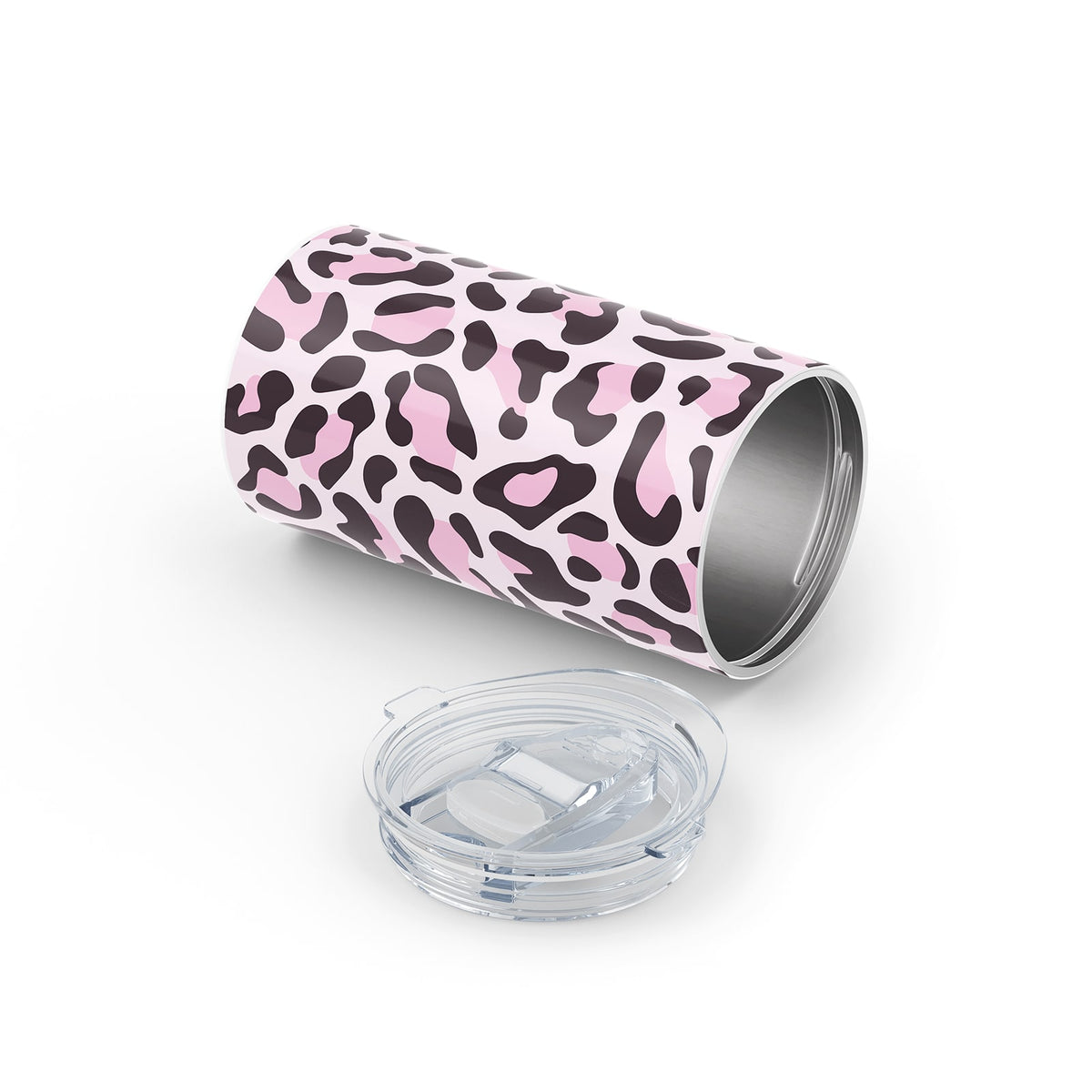 Pink Leopard Print 340ml Reusable Cup By Hydronair 