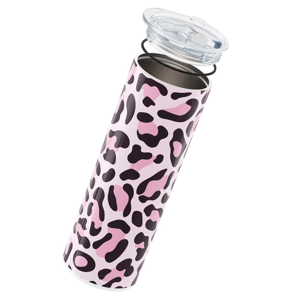 Pink Leopard Print Insulated 20oz Cup