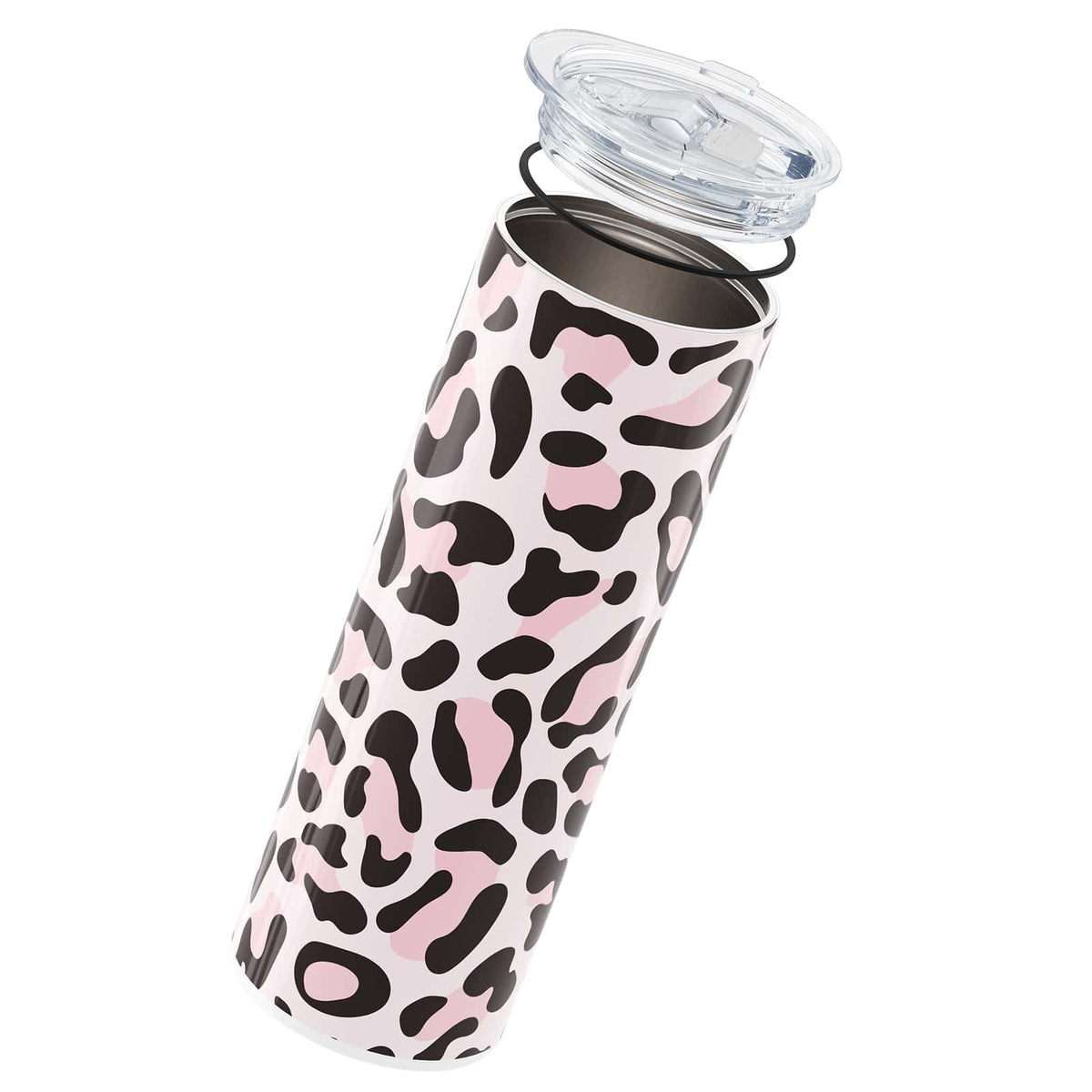 Pink Leopard Print Insulated 20oz Cup