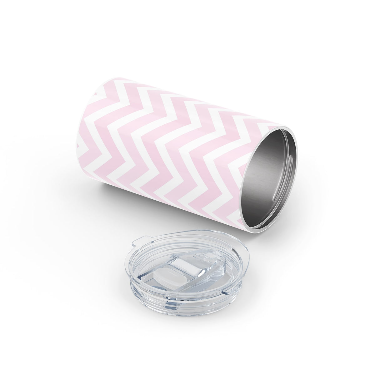 Pink Patterned Metal 12oz Tumbler