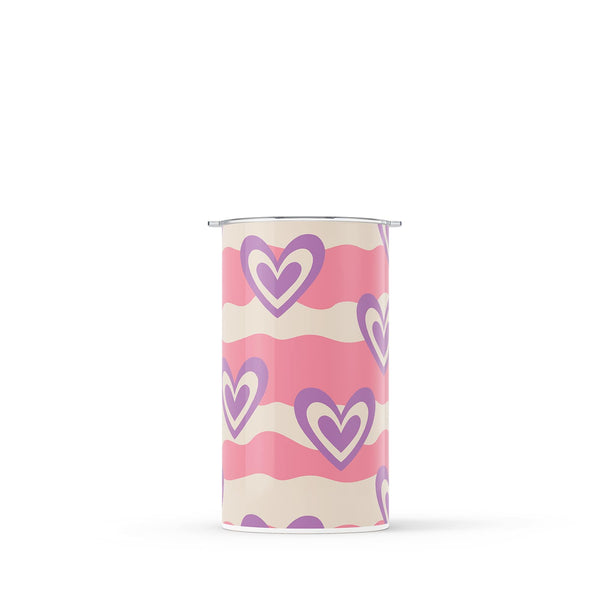 Pink Retro 340ml Reusable Coffee Cup By Hydronair