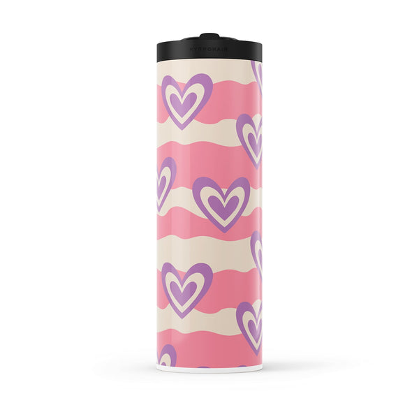 Pink Retro 560ml Water Bottle By Hydronair