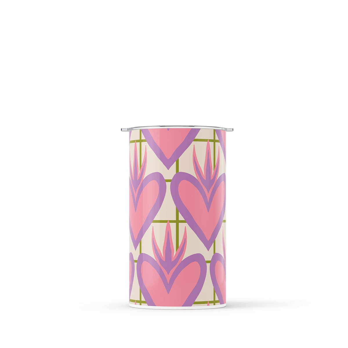 Pink Retro 340ml Reusable Coffee Cup By Hydronair