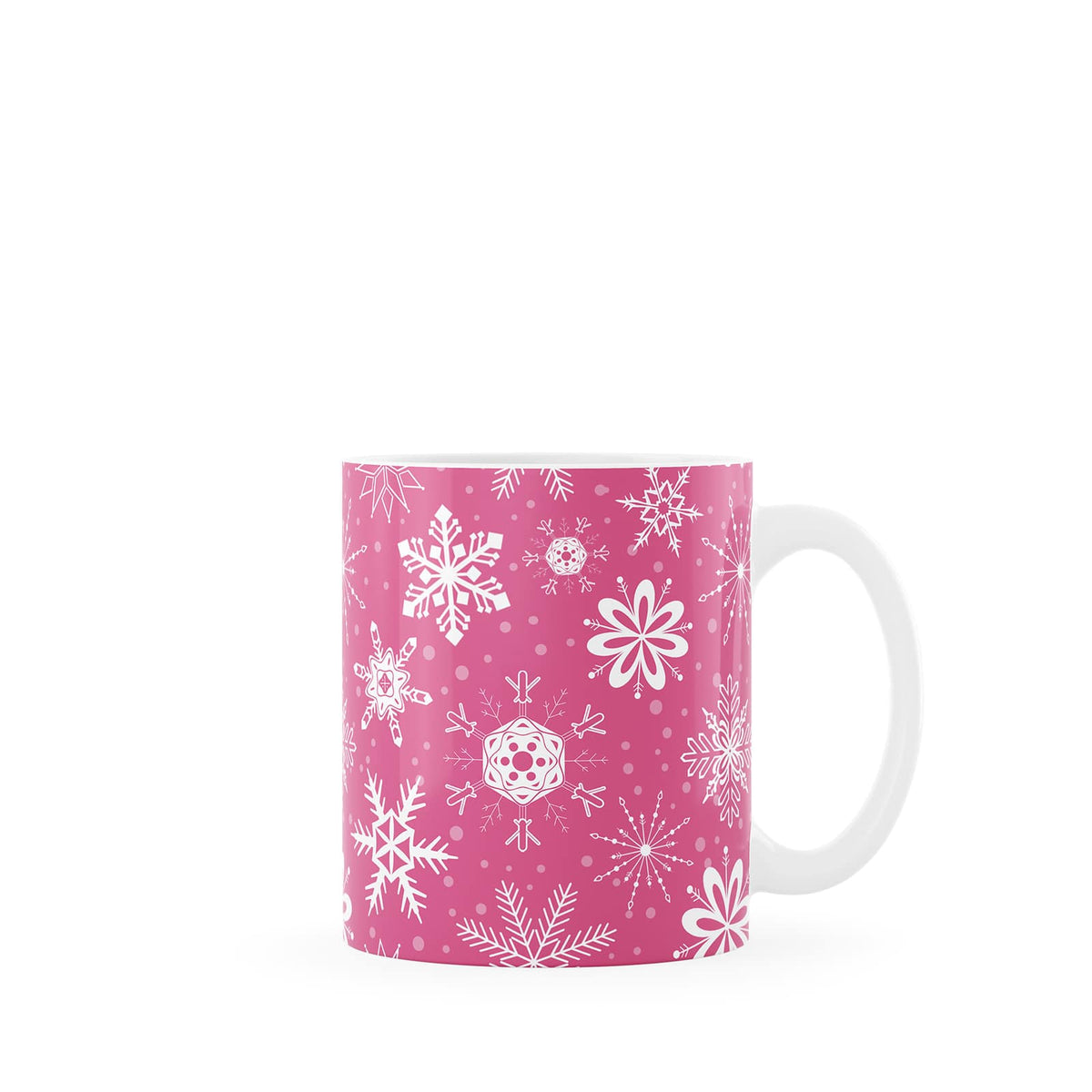 Pink Snowflake Mug