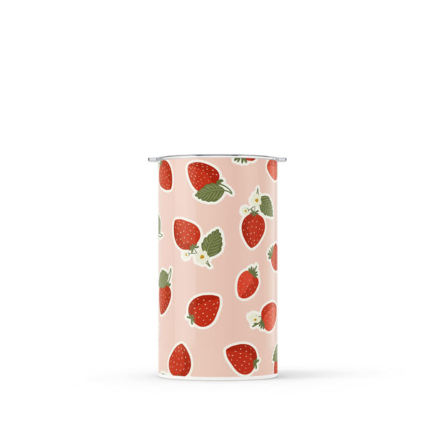 Pink Strawberry Double Walled 12oz Cup
