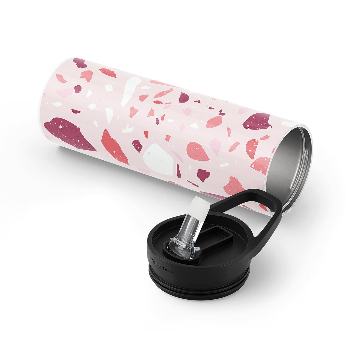 Pink Terrazzo 560ml Bottle By Hydronair