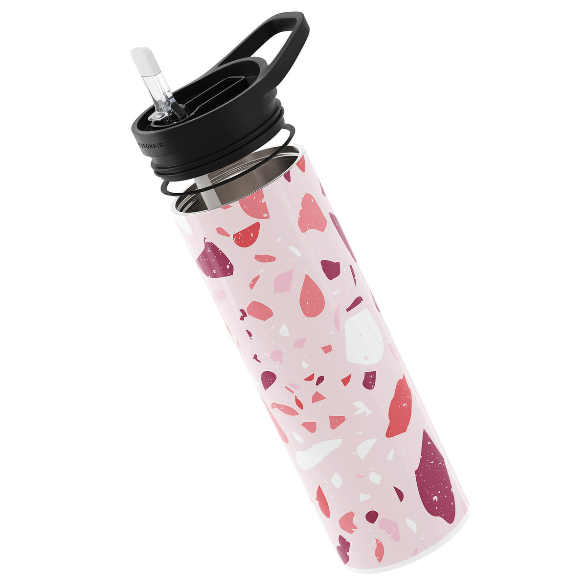 Pink Terrazzo 560ml Reusable Bottle By Hydronair