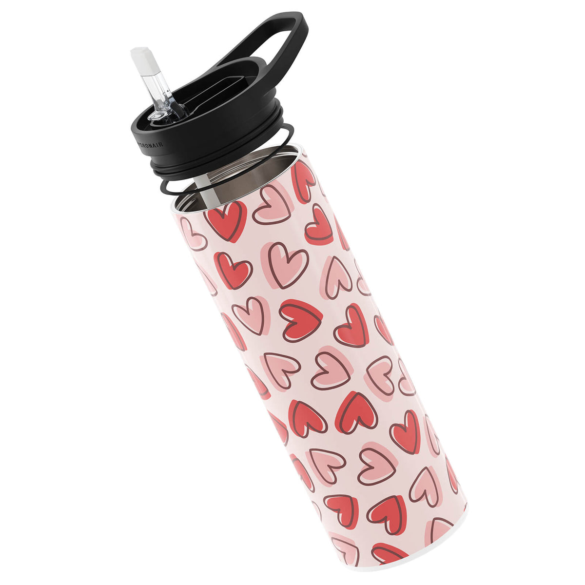 Pink Valentines 560ml Reusable Bottle By Hydronair