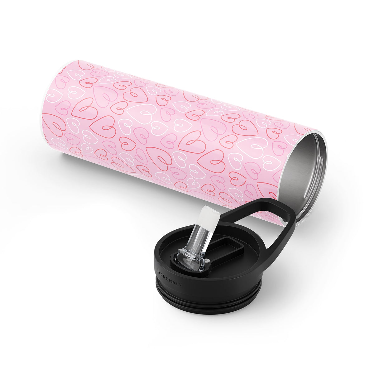 Pink Valentines Metal 20oz Tumbler