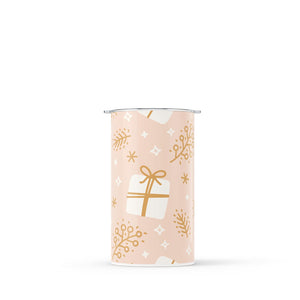 Pink Winter Double Walled 340ml Cup
