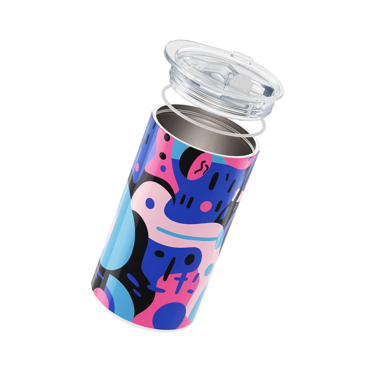 Purple Abstract 340ml Coffee Cup By Hydronair