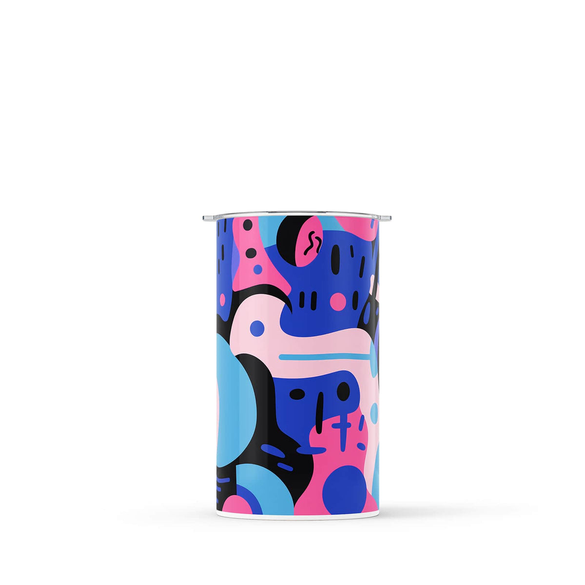 Purple Abstract 340ml Reusable Coffee Cup By Hydronair