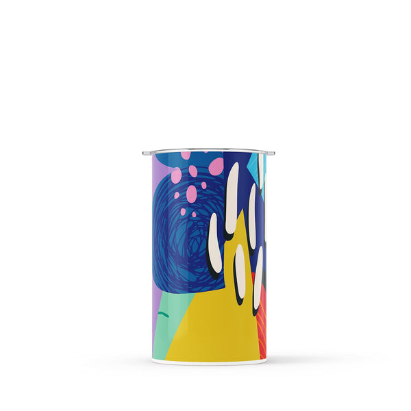 Purple Abstract 340ml Reusable Coffee Cup By Hydronair