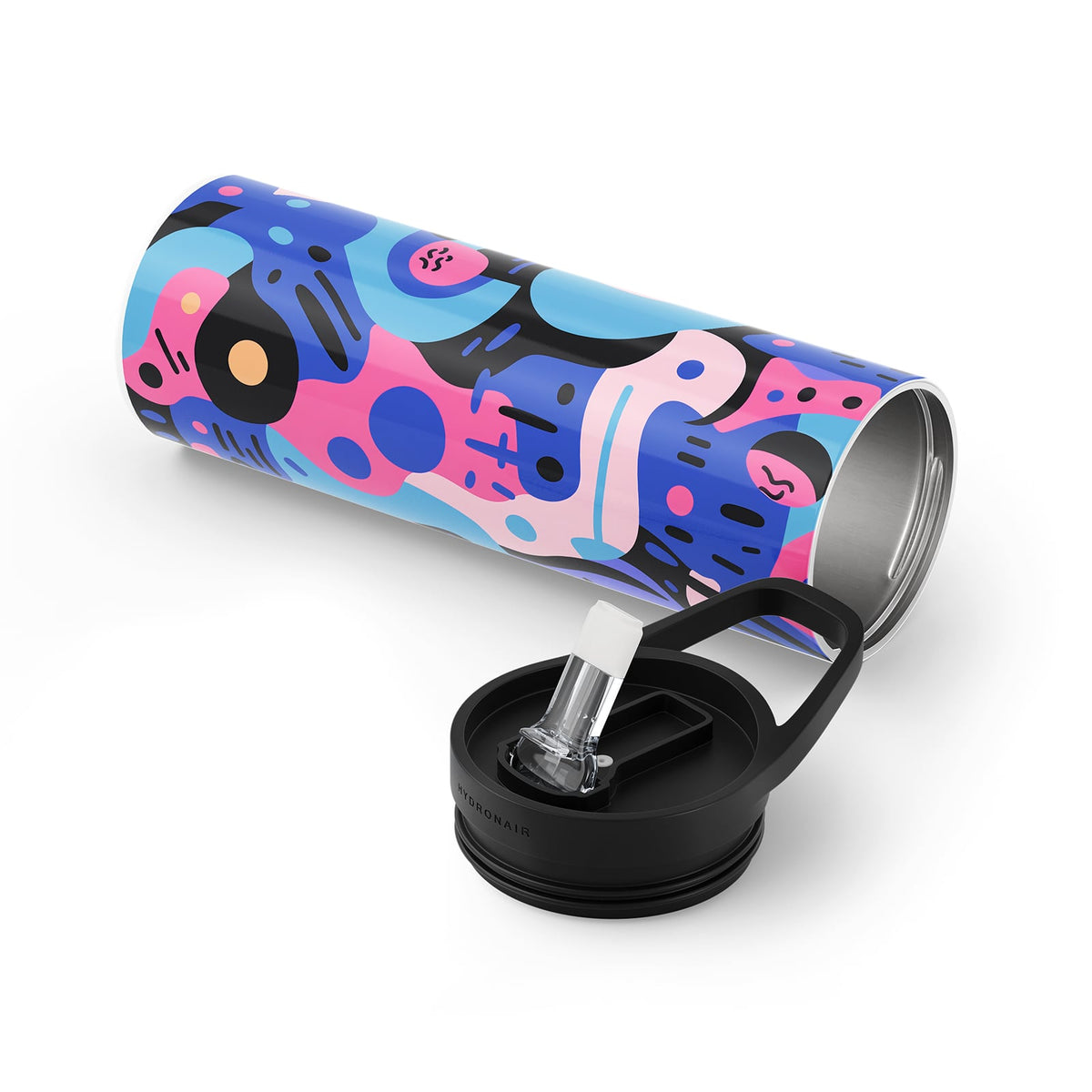 Purple Abstract 560ml Bottle By Hydronair