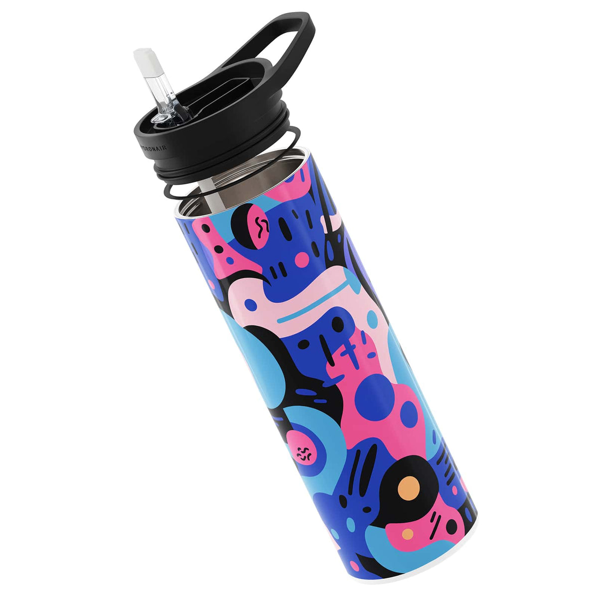 Purple Abstract 560ml Reusable Bottle By Hydronair