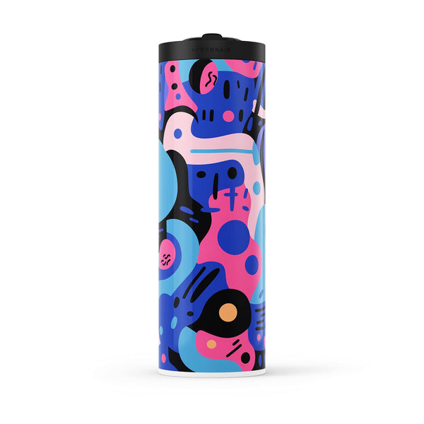 Purple Abstract 560ml Water Bottle By Hydronair