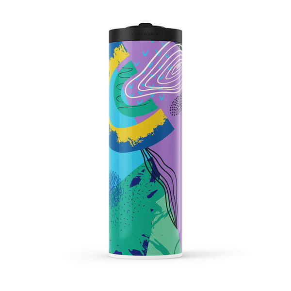 Purple Abstract 560ml Water Bottle By Hydronair