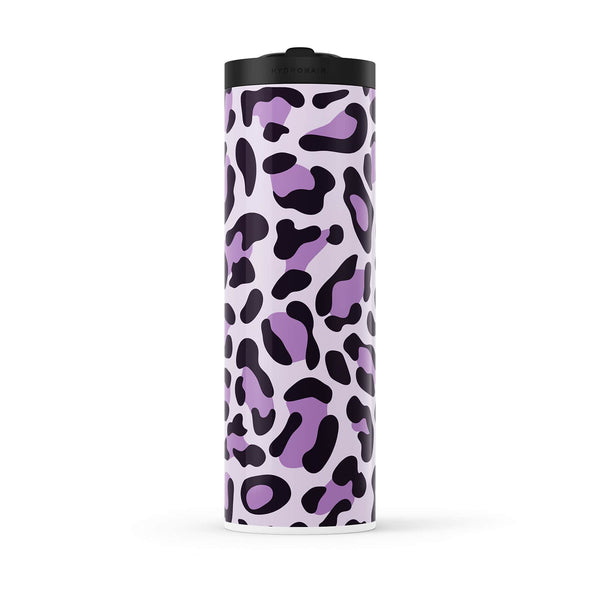 Purple Animal Print 560ml Water Bottle By Hydronair