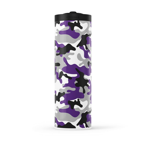 Purple Camouflage 560ml Water Bottle By Hydronair