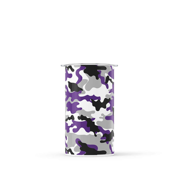 Purple Camouflage 340ml Reusable Coffee Cup By Hydronair