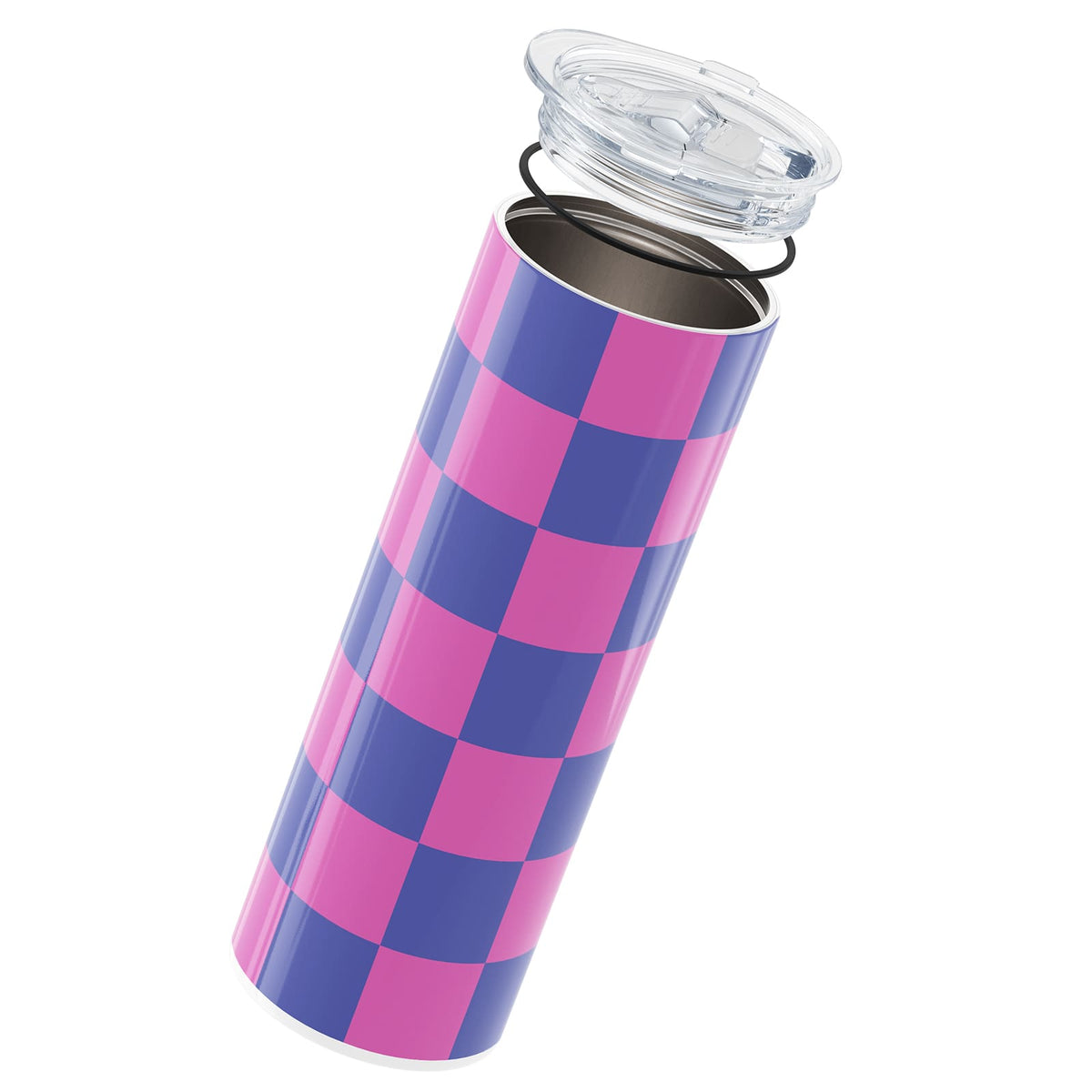 Purple Checkered 560ml Cup By Hydronair 