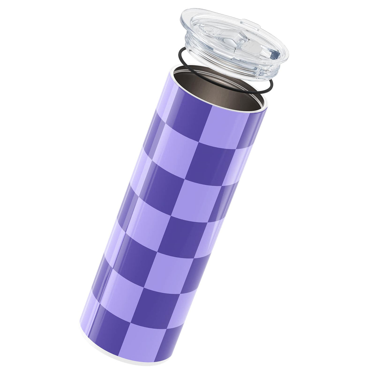 Purple Checkered 560ml Cup By Hydronair 