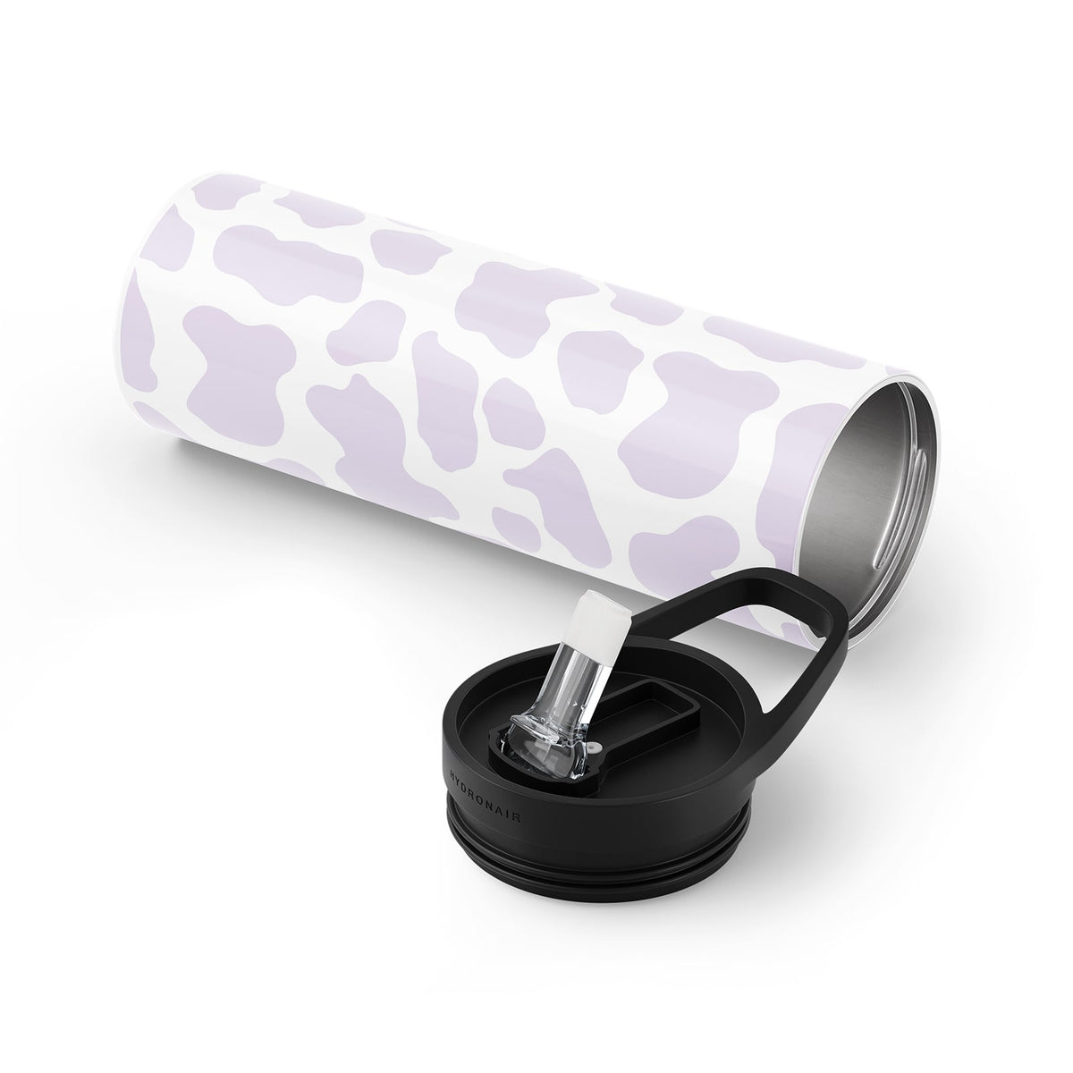 Purple Cow Print Metal 20oz Tumbler