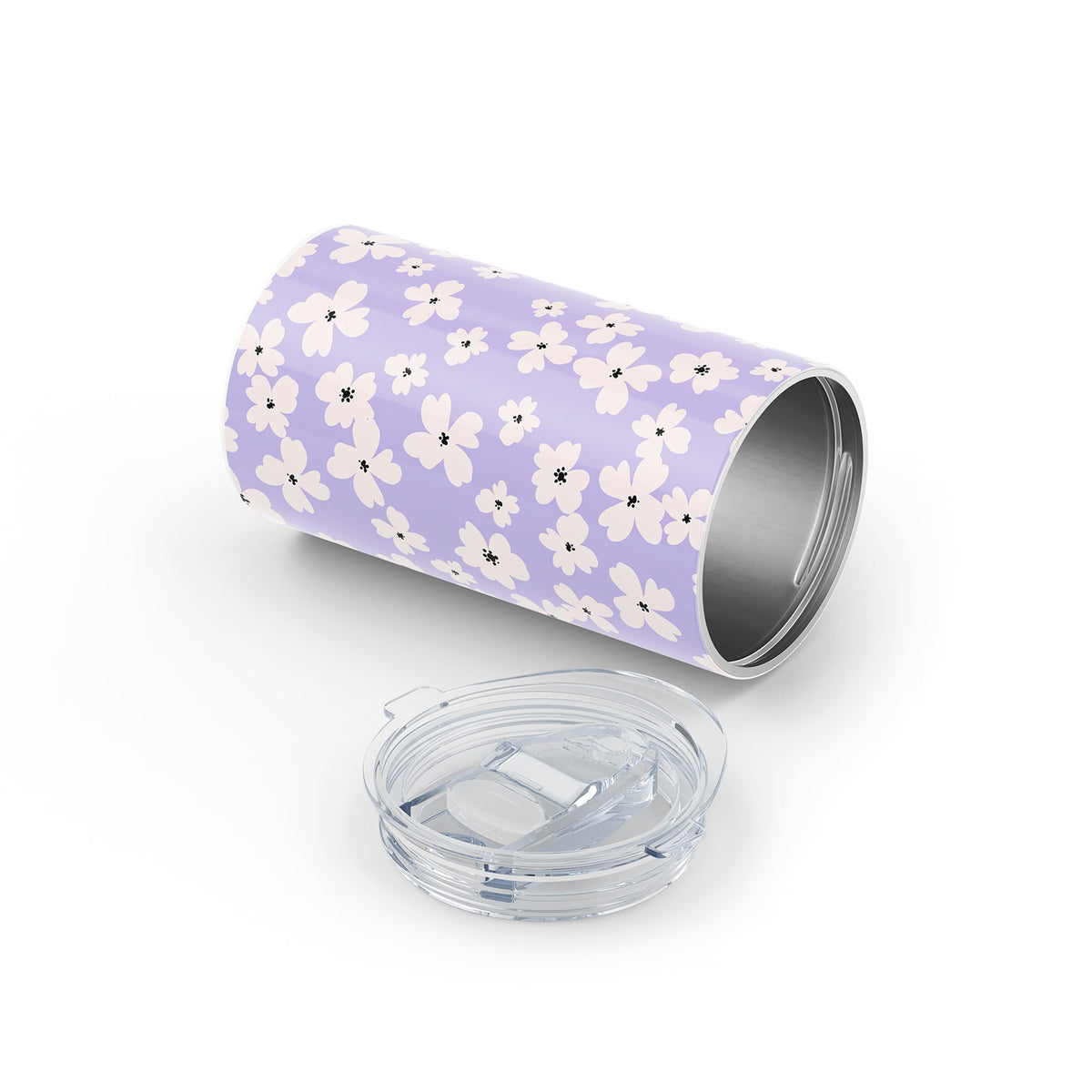 Purple Floral 340ml Reusable Cup By Hydronair 