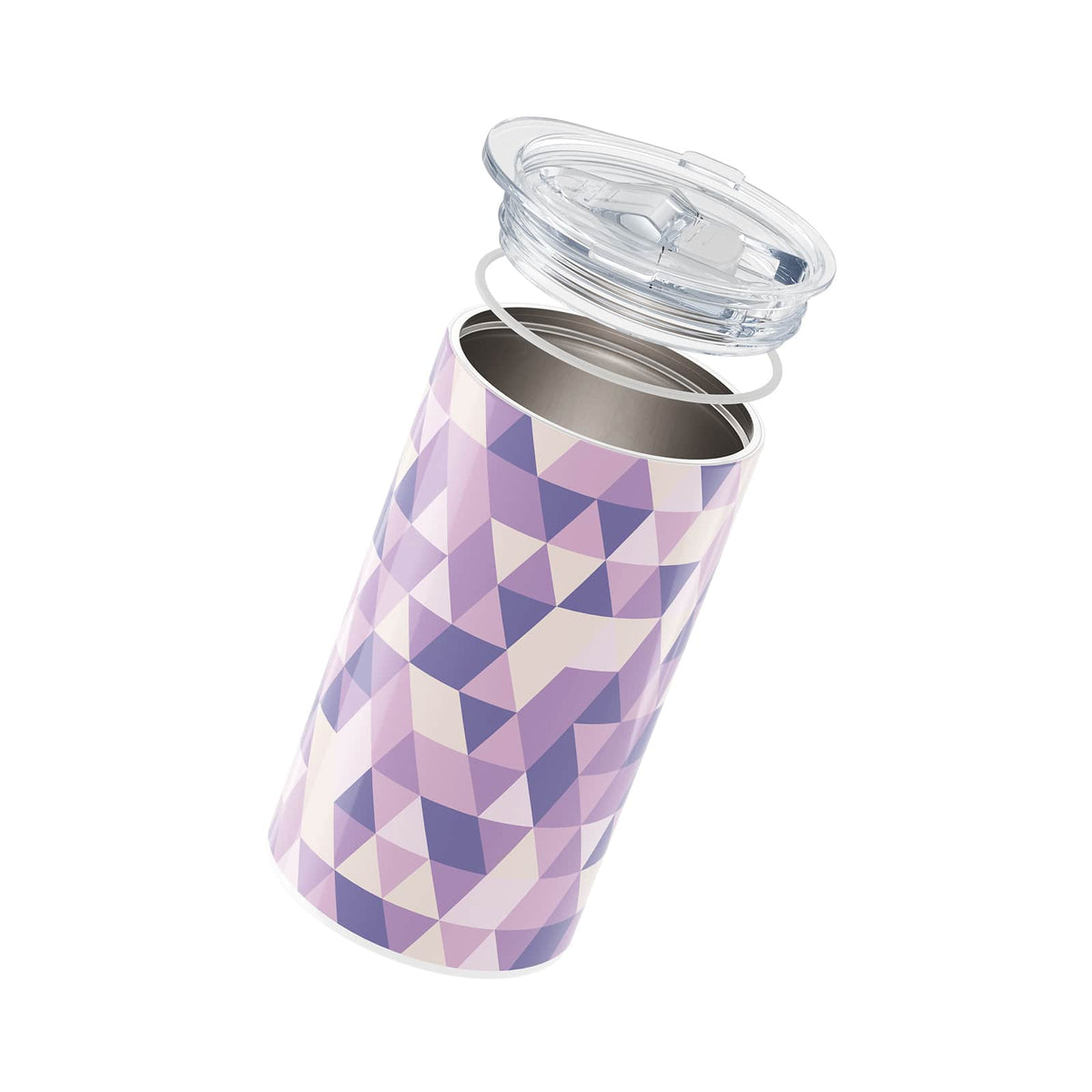 Purple Geometric 340ml Coffee Cup By Hydronair 