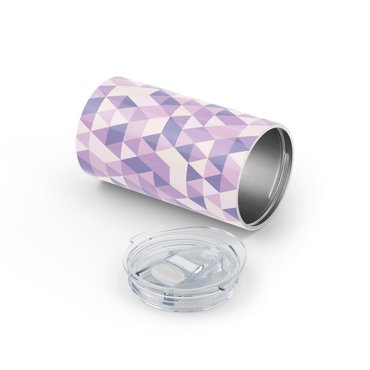 Purple Geometric 340ml Reusable Cup By Hydronair 