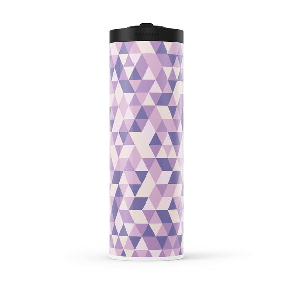 Purple Geometric 560ml Water Bottle By Hydronair