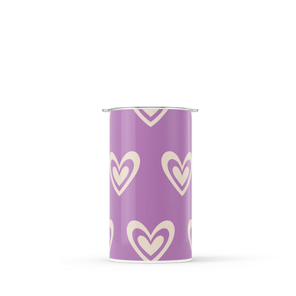 Purple Groovy Double Walled 12oz Cup