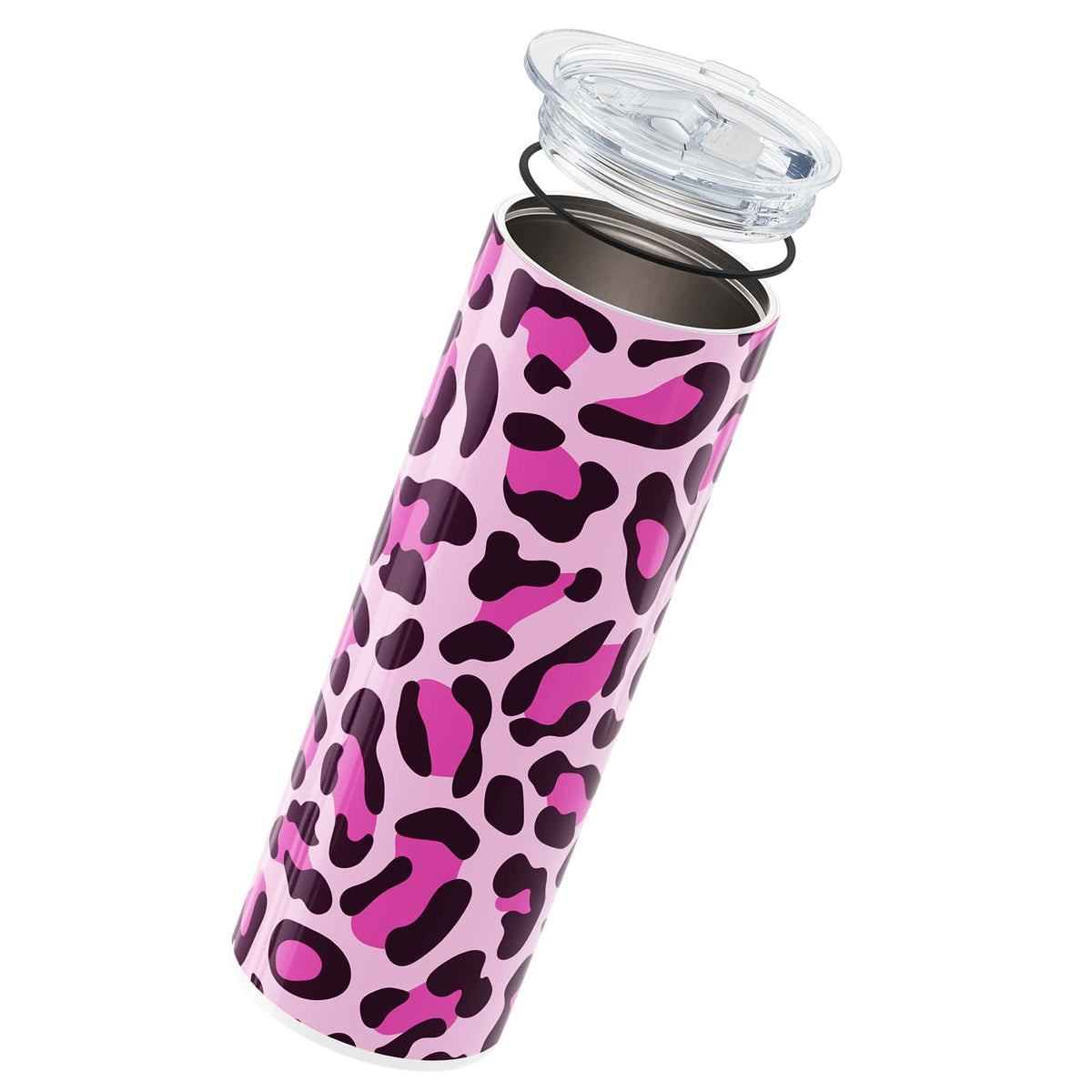 Purple Leopard Print Insulated 20oz Cup