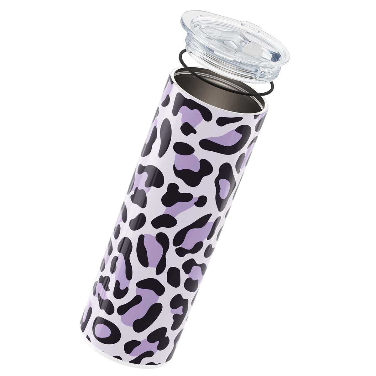 Purple Leopard Print Insulated 20oz Cup