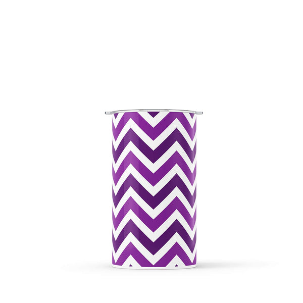 Purple Patterned Double Walled 12oz Cup