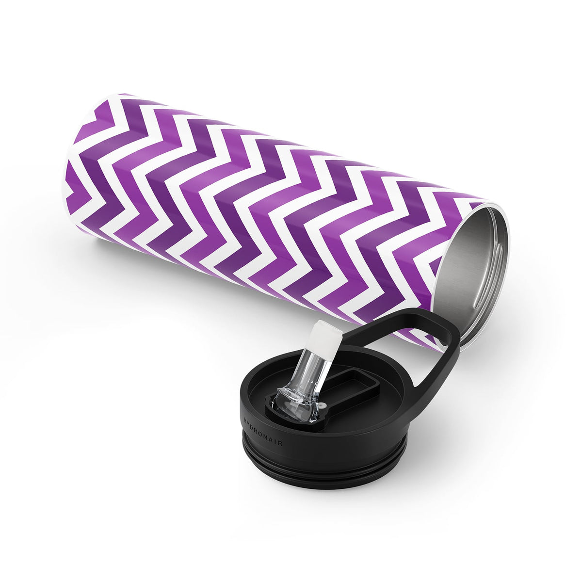 Purple Patterned Metal 20oz Tumbler