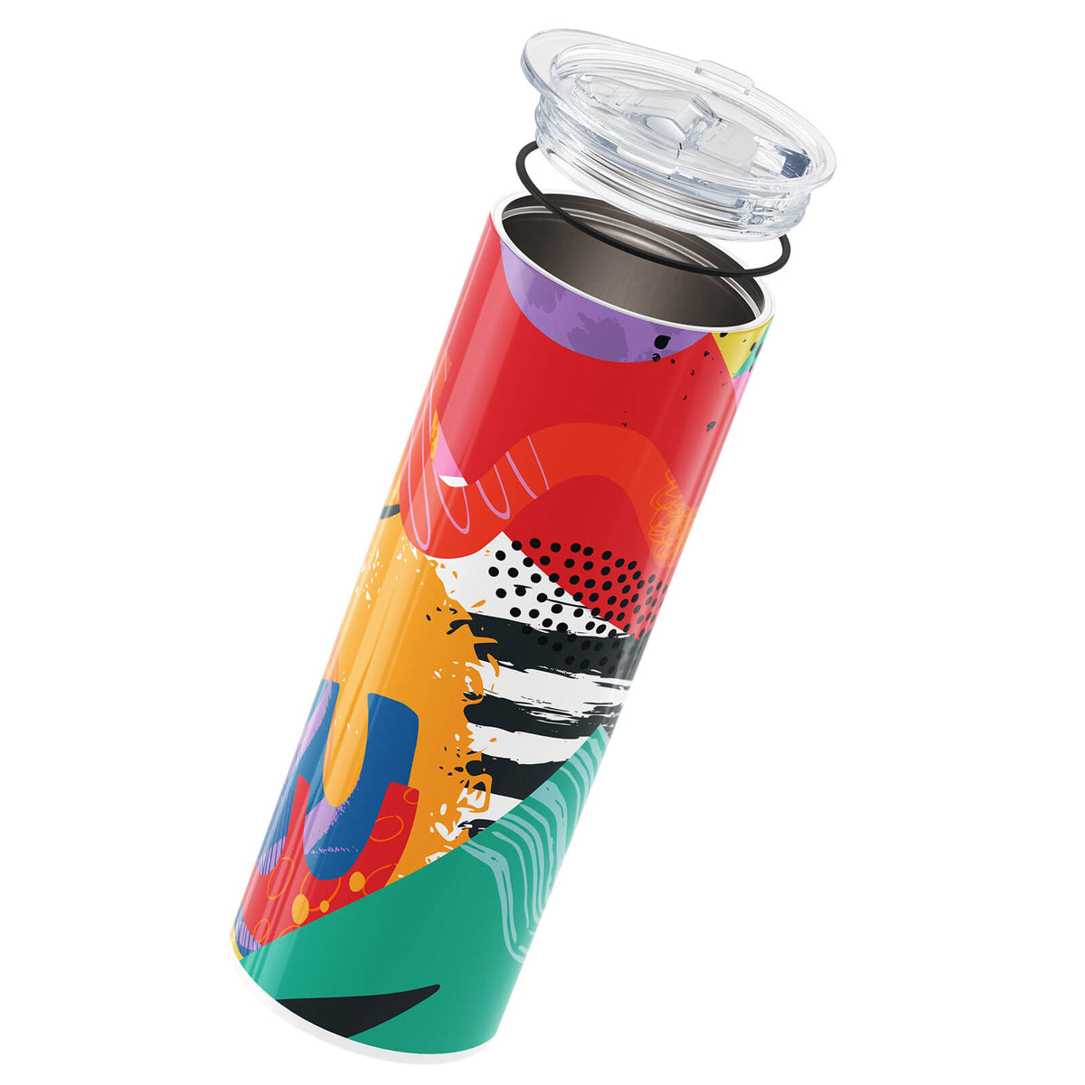 Red Abstract 560ml Cup By Hydronair