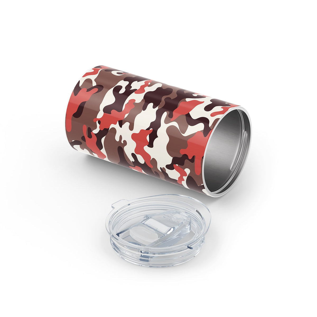 Red Camo Metal 12oz Tumbler