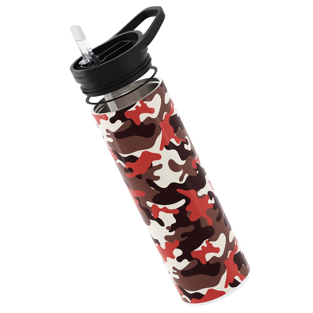 Red Camouflage 560ml Reusable Bottle By Hydronair