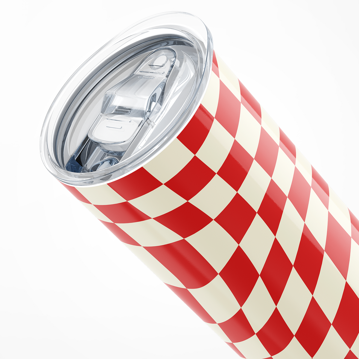 Red Checkered Insulated 20oz Tumbler