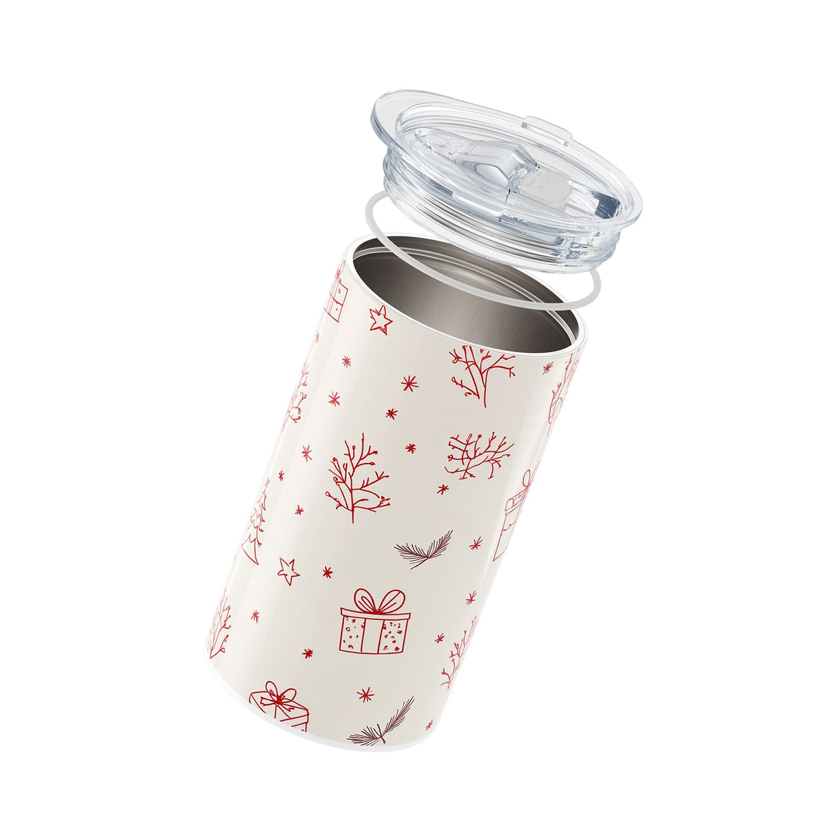 Red Christmas 340ml Coffee Cup By Hydronair