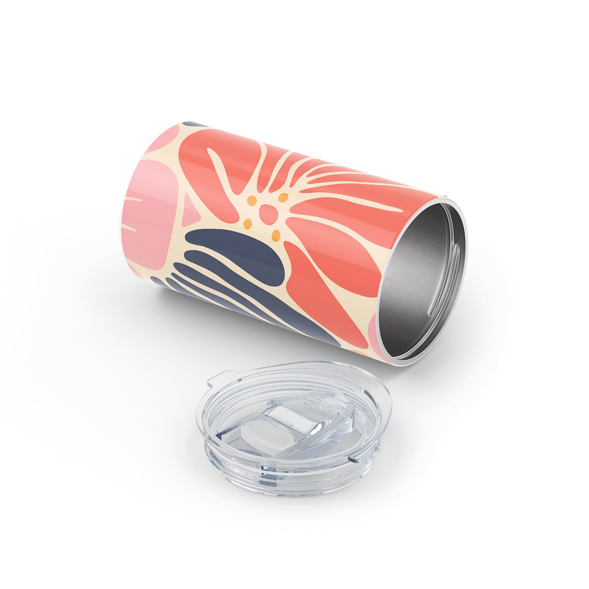 Red Floral Spring 340ml Reusable Cup By Hydronair 