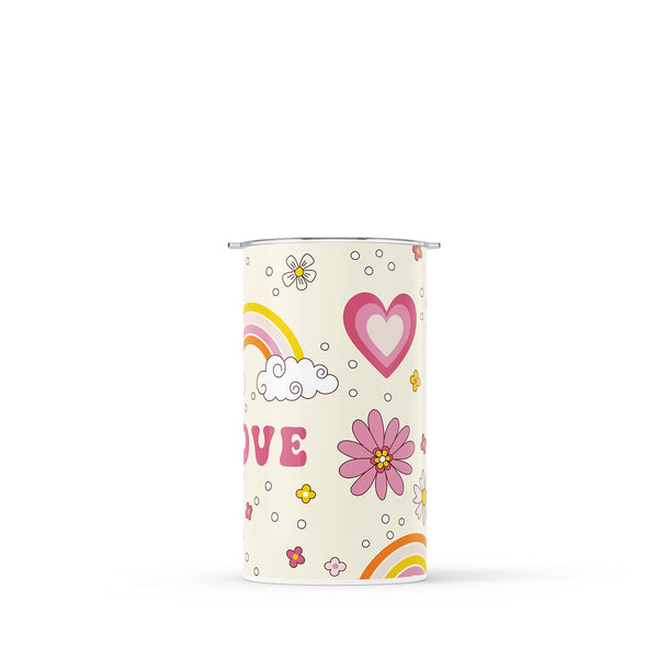 Retro Floral Double Walled 12oz Cup