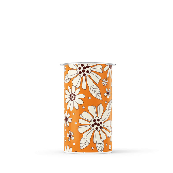 Retro Floral Double Walled 12oz Cup
